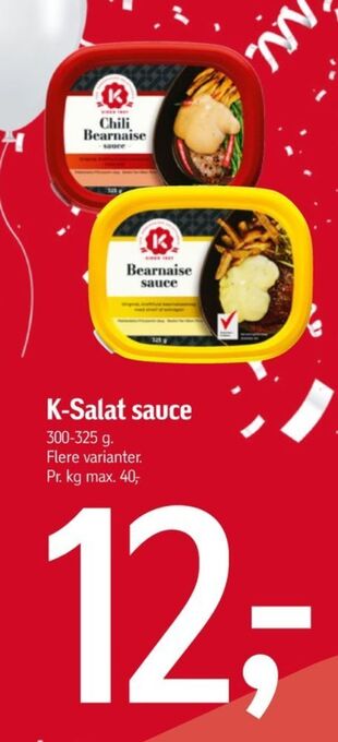 Føtex K-salat sauce flydende tilbud
