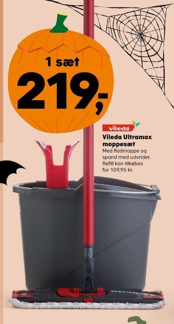 Kvickly Vileda moppesæt tilbud