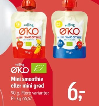 Føtex Salling øko smoothie tilbud