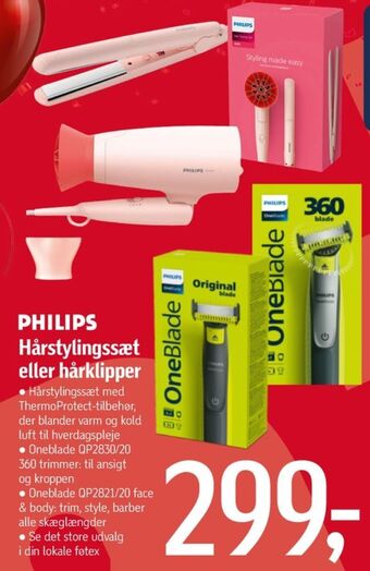 Føtex Oneblade hårtrimmer tilbud