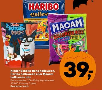 SuperBrugsen Halloween slikposer tilbud