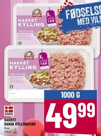 Løvbjerg Rose hakket kylling tilbud