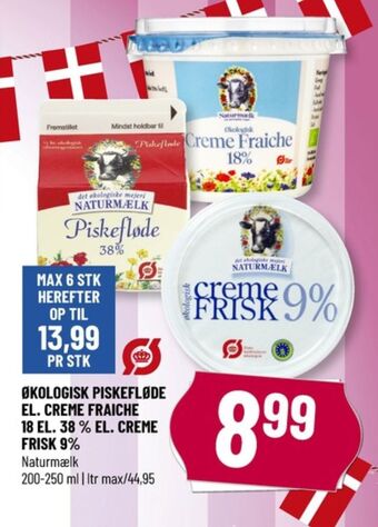 Løvbjerg Naturmælk piskefløde 38% tilbud