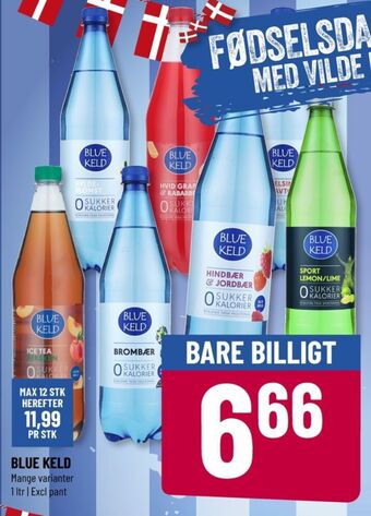 Løvbjerg Blue keld mineralvand tilbud