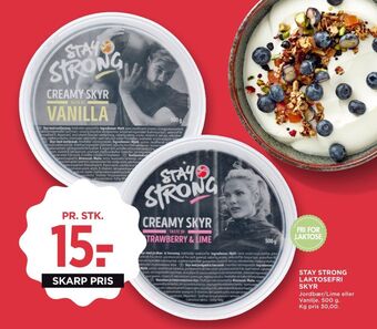 Stay strong skyr vanilje