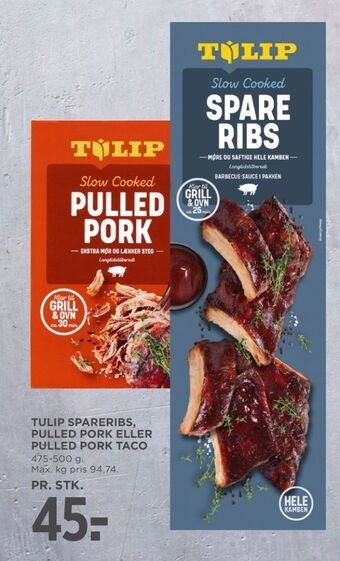 MENY Tulip spareribs tilbud