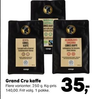 SuperBrugsen Cirkel grand cru guatemala kaffe formalet tilbud
