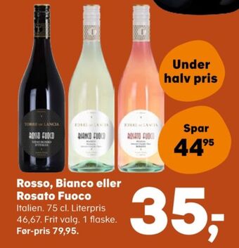 SuperBrugsen Ukendt italiensk rødvin tilbud