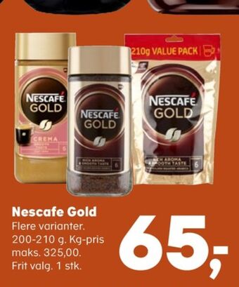 SuperBrugsen Gold instant kaffe tilbud