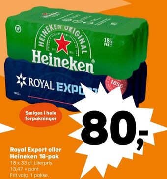 SuperBrugsen Export øl tilbud
