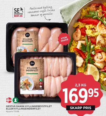 MENY Gestus kyllingebrystfilet tilbud