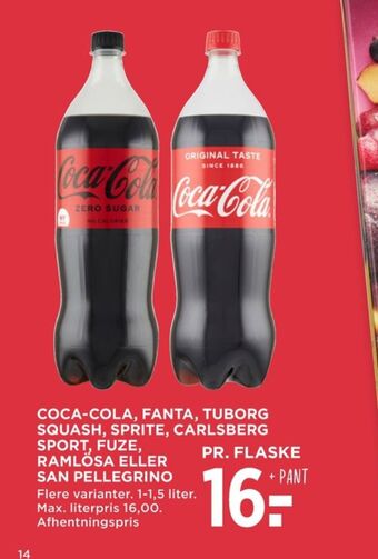 MENY Coca cola cola tilbud