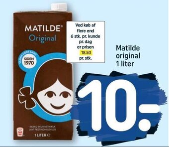 REMA 1000 Matilde original 1 liter tilbud
