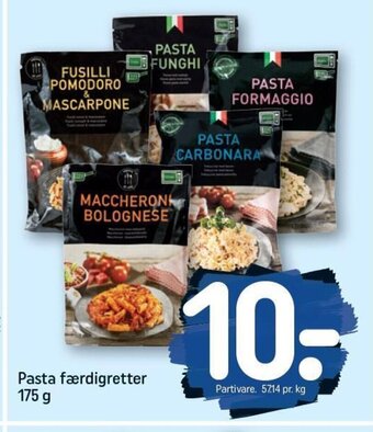 REMA 1000 Pasta færdigretter 175 g tilbud