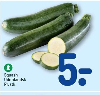 REMA 1000 Squash Udenlandsk Pr. stk. tilbud