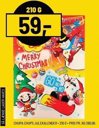 Priss Chupa chups julekalender tilbud