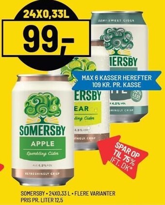 24x0,33l somersby