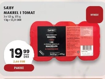 Scandinavian Park Sæby makrel i tomat tilbud