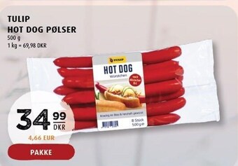 Scandinavian Park Tulip hot dog pølser tilbud