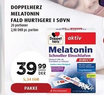 Scandinavian Park Doppelherz melatonin fald hurtigere i søvn tilbud