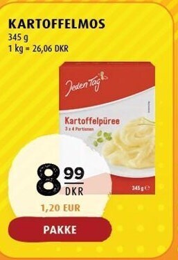 Scandinavian Park Kartoffelmos tilbud