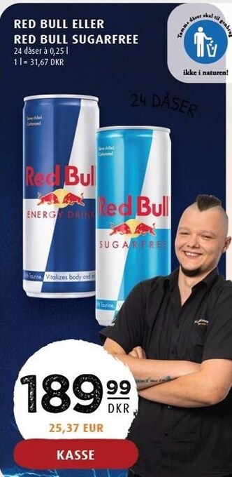 Scandinavian Park Red bull eller red bull sugarfree tilbud