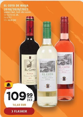 Scandinavian Park El coto de rioja 2018/2020/2022 tilbud