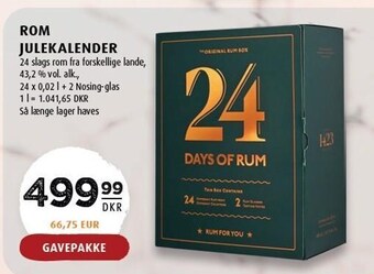 Scandinavian Park Rom julekalender tilbud