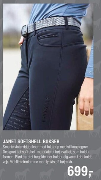 Land & Fritid Janet softshell bukser tilbud