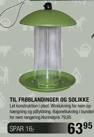 Land & Fritid Til frøblandinger og solsikke tilbud