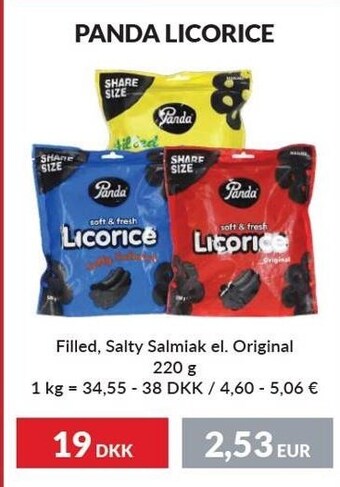 Nielsen's Discount Panda licorice tilbud