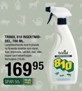 Land & Fritid Trinol 810 insektmiddel, 700 ml tilbud
