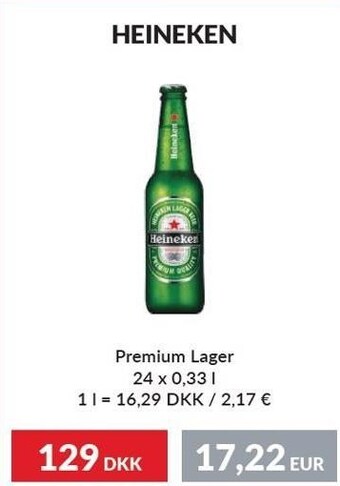Nielsen's Discount Heineken tilbud