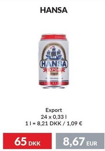 Nielsen's Discount Hansa tilbud