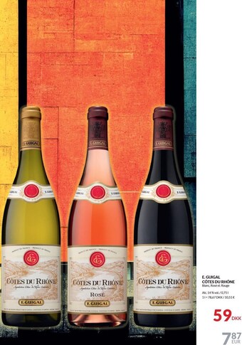 Nielsen's Discount E. guigal côtes du rhône tilbud