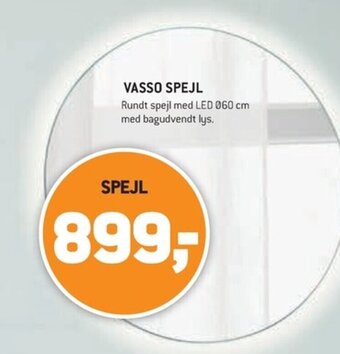 XL-BYG VASSO SPEJL tilbud