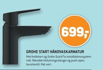 XL-BYG GROHE START HÅNDVASKARMATUR tilbud