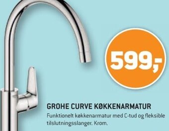 XL-BYG GROHE CURVE KØKKENARMATUR tilbud