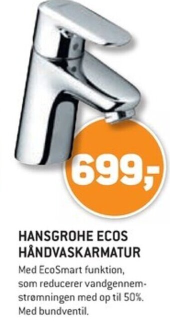 XL-BYG HANSGROHE ECOS HÅNDVASKARMATUR tilbud