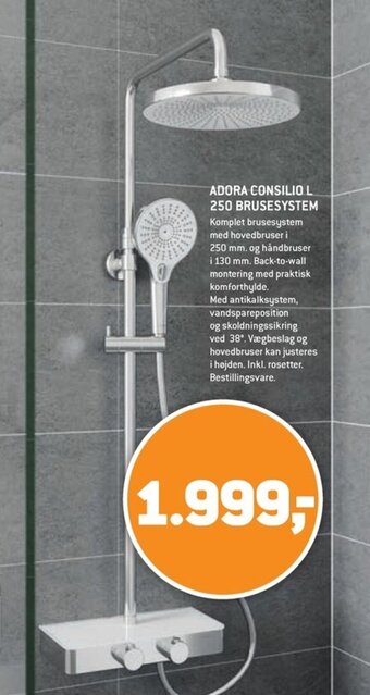 XL-BYG ADORA CONSILIO L 250 BRUSESYSTEM tilbud