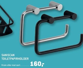 XL-BYG SANISCAN TOILETPAPIRHOLDER tilbud