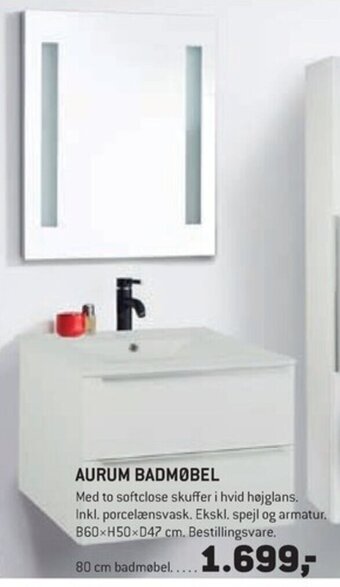 XL-BYG AURUM BADMØBEL tilbud