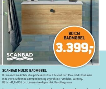 XL-BYG SCANBAD MULTO BADMØBEL tilbud