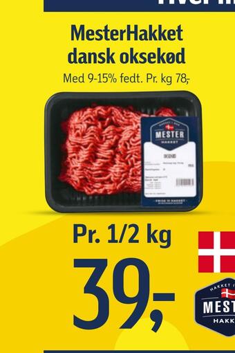 Føtex Mesterhakket dansk oksekød tilbud