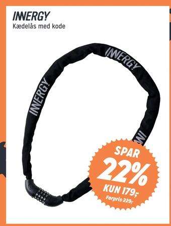 Fri BikeShopOFFLINE Kædelås med kode tilbud