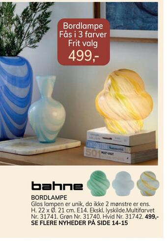 Daells Bolighus Bordlampe tilbud