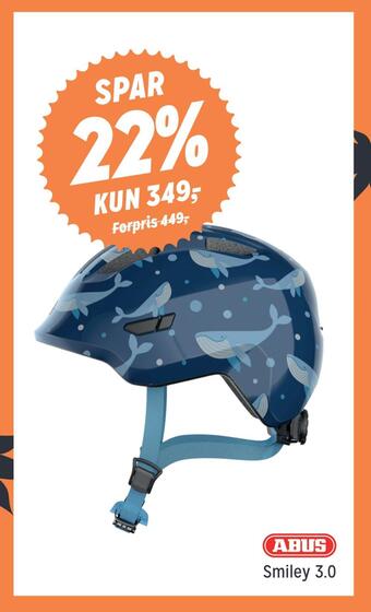 Fri BikeShopOFFLINE Smiley 3,0 cykelhjelm tilbud