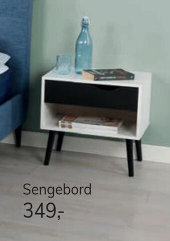 Daells Bolighus Delta sengebord tilbud