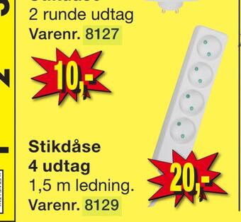 Harald Nyborg Stikdåse 4 udtag tilbud