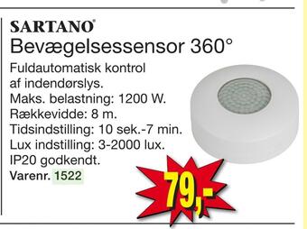 Bevægelsessensor 360°
